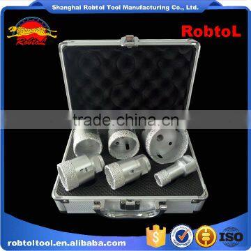 M14 Vacuum Brazed Diamond Core Drill Bits Set Kit Dry Wet Grinder Hole Saw Boring Granite Marble Ceramic Tile Porcelain Stone photo-3