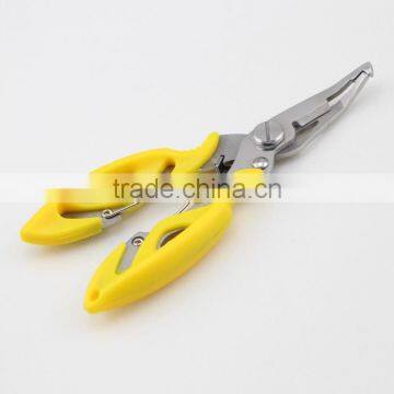 Yellow Handle Sharp Blade Fishing Scissors Fishing Pliers