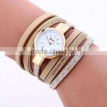 2017 Fashion Crystal Rhinestone Bracelet Women Dress Watches Ladies Quartz Wristwatches photo-4