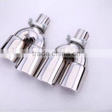 car Exhaust muffler dual tips