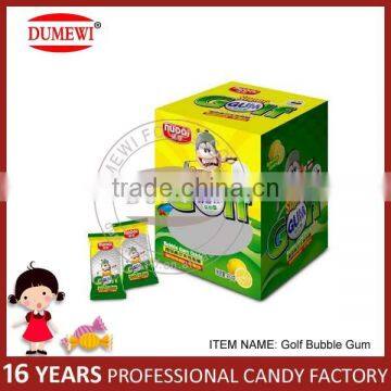 Fruit Flavor Center Filled Golf Bubble Gum Donald Gum photo-4