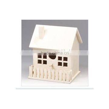 Hanging Wooden Bird Cage, Wooden Bird House photo-2