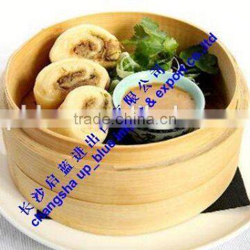 Bamboo Steamer with Green Sushi Mat