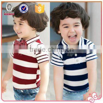 2016 stripe printing t shirt fashion children clothes kid