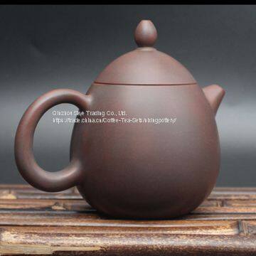 Pot China Pure Hand Engraving Dragon Egg Nixing Pottery Tea Pots Tea Set photo-3