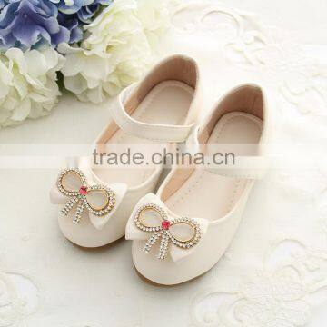 Wholesales Sparkling Children Girls Party Shoes With Bow Knot