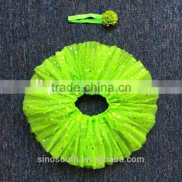 Stock Wholesale 3layers Ballet Tutu Girls Fluffy Tutu Sparkle Tutu photo-3