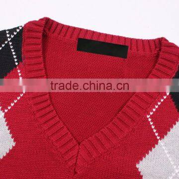 Red And Black Sweater Korean Style photo-2