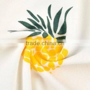 Hot Sale Baby T Shirt Outfits Remake Giggle Moon Boutique Brother Sister Set Pineapple Shorts Organic photo-3