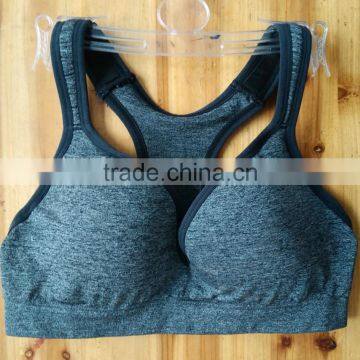 seamless hot sexy women racer back sports bra