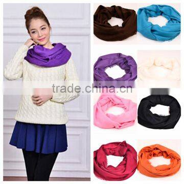 New Design High Quality 20color Choice New Solid Acrylic Material Scarf Women photo-3
