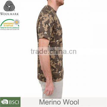 Camouflage T-shirt Customized Logo, Cheap Price Wholesale Man T-shirt photo-3