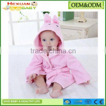Hooded Animal Bathrobe Cartoon Baby Towel Character 15 photo-2