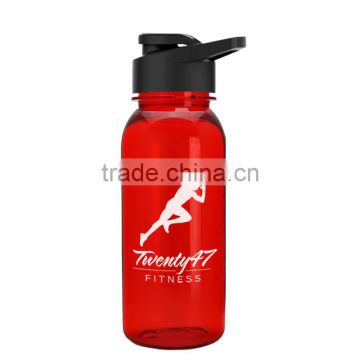 USA Made 18 oz Tritan Sports Bottle with Drink-Thru Lid - dishwasher safe and comes with your logo