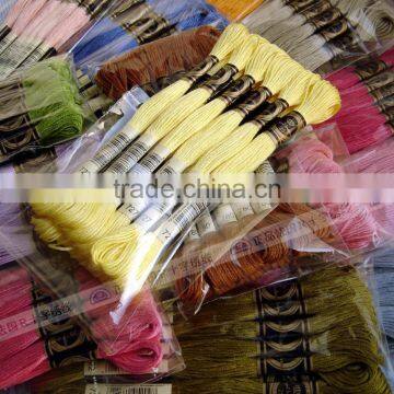100% Egyptian Long Fibre Cotton 12 Pieces Cross Stitch Thread
