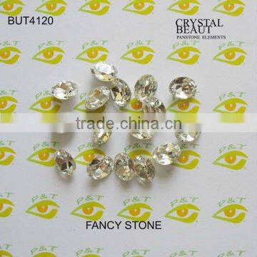 2011 hot sell fancy stone ellipse crystal chaton