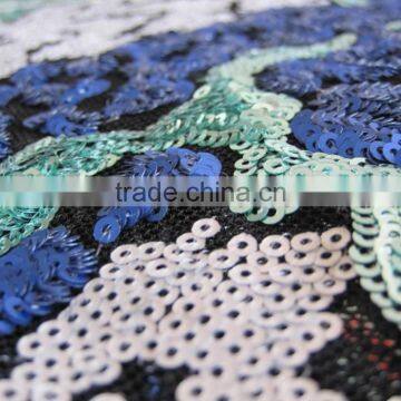 Sequins Fabric Sequins Tape Embroidery Fabric photo-3