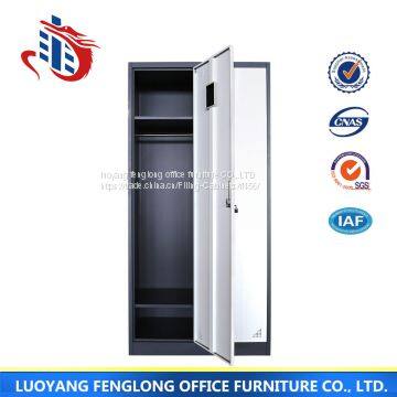 Commercial Office Furniture 2 Swing Door Metal Storage File Cabinets Locker With Adjustable Shelves photo-2