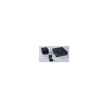 OEM and ODM Embossing 157g - 250g Art Paper Black Jewelry Packaging Boxes for Ring, Necklace