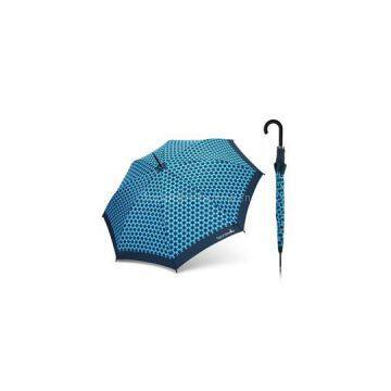 Auto Open Straight Umbrella With Pattern