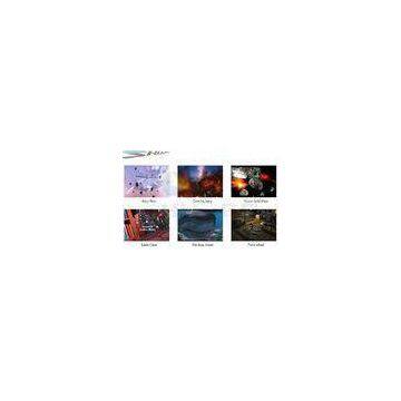 Long / Short 4D / 5D / 6D / 7D Cinema Film / Movie For Flat / Arc Screen