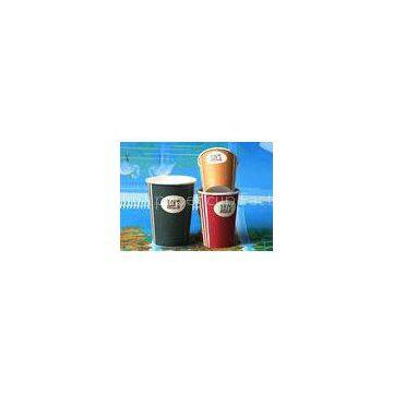 Recycled Takeaway 10 Oz Custom Printed Paper Cups / Mugs For Cold Beverage
