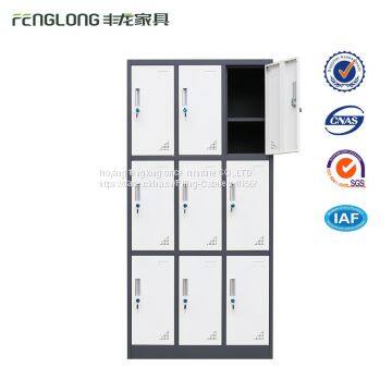 Hot Selling Professional Office Furniture Importer 9 Door Steel Wardrobe Locker photo-2