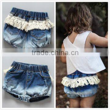 1-5years Denim Baby Girls Shorts Tassels Short Jeans For Kids Summer M7042307