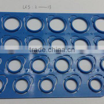 Wholesale US 2~13# Standard Plastic Ring Finger Sizer/ Ring Gauge Sheets Ring Measuring Plate Gauging Board