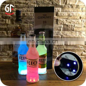 Wholesale China Night Club Led Light Pad Sticker Coaster Led Bottle Glorifier