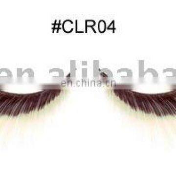 synthetic handmade brown color eyelashes extension ME-0010