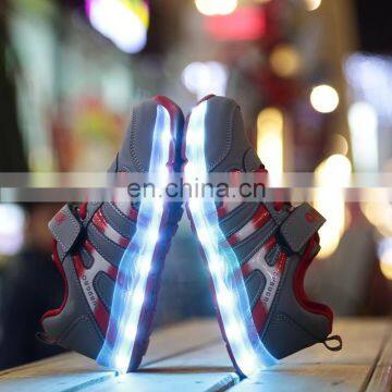 Latest AIR Led light up shoes Children kids led shoes sneakers Wholesale footwear