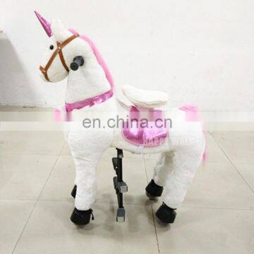 HI CE mechanical riding horse walking toy pony