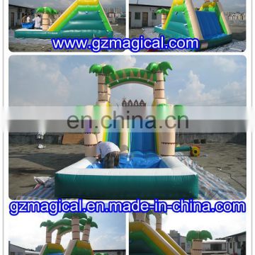 Funny kids and adult inflatable pool slides for inground pools