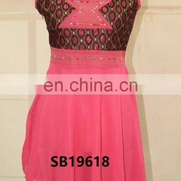 Short Sleevel Woman Chiffon Top and Lady Shirts Design photo-3