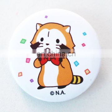 2016 new custom design logo cute cat metal badge/button badge/badge pin