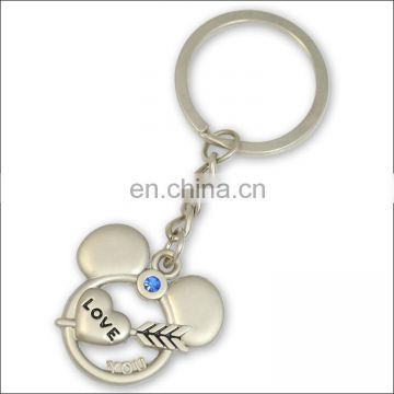 Custom creative cute metal keychain