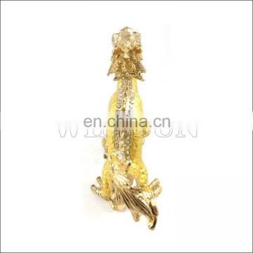 Elegant metal souvenir as table decoration