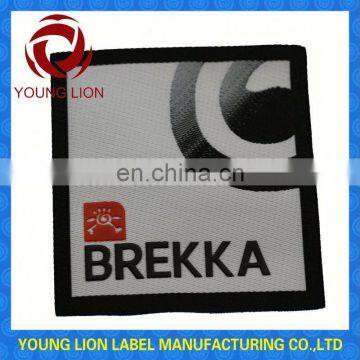 kids woven clothing label printed logo