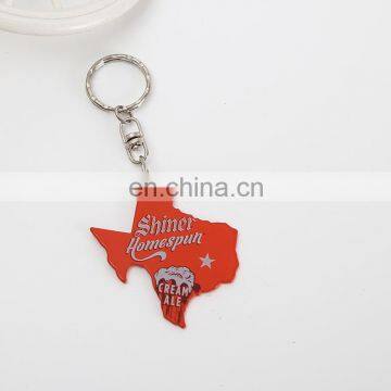 Custom plastic car keychain model metal leather keychain machine