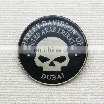 Metal crafts custom shape lapel pin badge Offset printing with epoxy