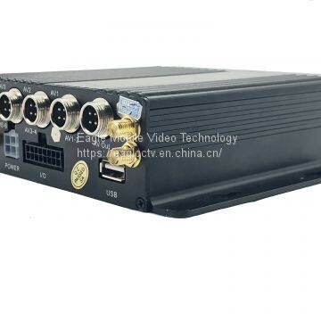 4 CH MINI 720P AHD Single SD Card Mobile DVR With 3G 4G GPS WIFI photo-5