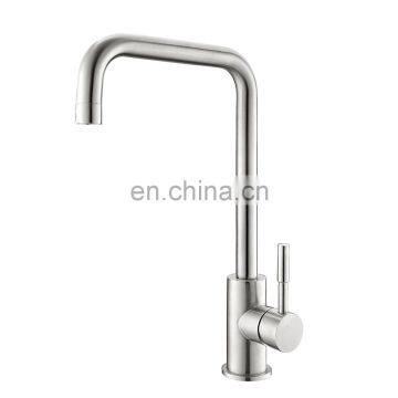 High-quality kitchen upc faucet stainless steel brushed sink mixer tap