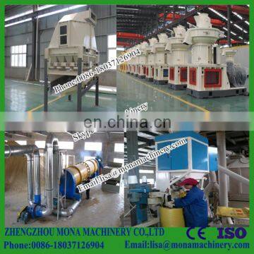 Hot Selling 2Ton/h Complete Wood Pellet Production Line Exported To Tunisia