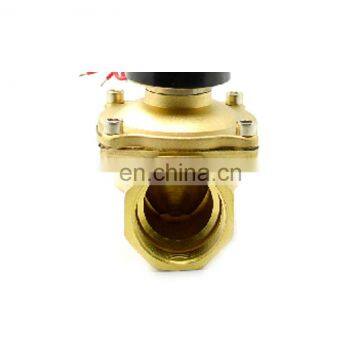 DC12V 24V 36V DN32 2W-320-32 Normally Closed Brass 2-WAY Electric Solenoid Valve photo-3