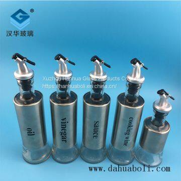 Hot Sale 300ml Stainless Steel Olive Oil Glass Bottles photo-5