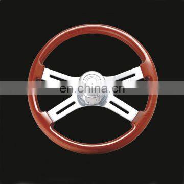 Auto high quality wood truck car steering wheel