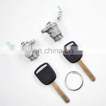 Left & Right Door Lock Cylinder & 2 Keys Replace For Honda Civic 72185-S9A-013