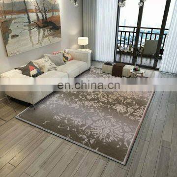 Household custom plush pashmina artistic printing carpet rug