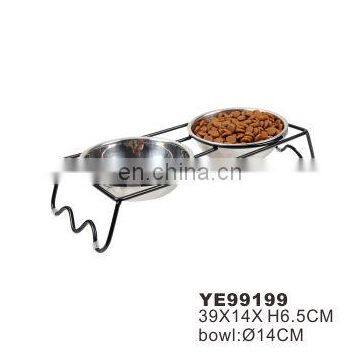 Hangzhou Tianyuan Pet Products Factory Stainless Steel Raised Elevated Pet Dog Cat Food Bowl Feeder photo-6